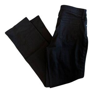 Chicos So Slimming Girlfriend Slim Leg Jeans~Size 0.5R/6R~Black Denim L13 01